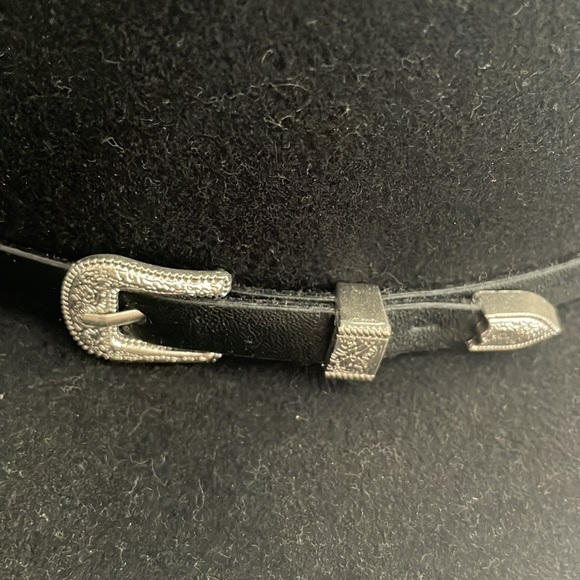 Free People x Wyeth Dakota Black Band Felt Wool Hat - Picture 8 of 8